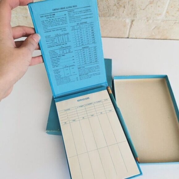 Vintage Unused Bridge Pad - Robert Laessig Florals Notepad Score Card NIB - Picture 5 of 7